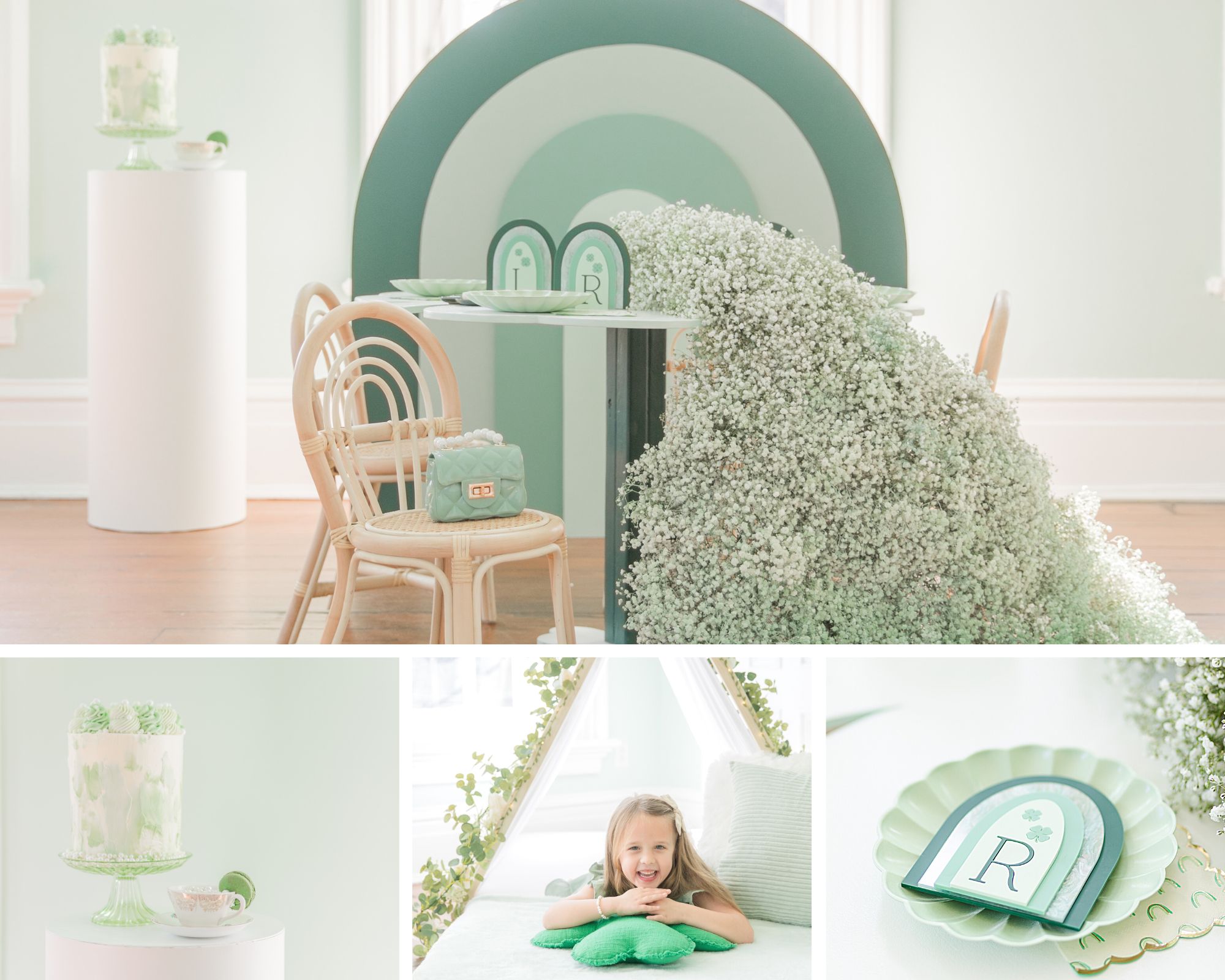 St. Patricks Day Whimsical Party Inspo Raleigh, NC Photographer
