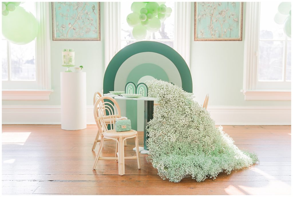 Raleigh Photographer Merrimon Wynne House, Whimsical St. Patrick's Day Party Inspo.