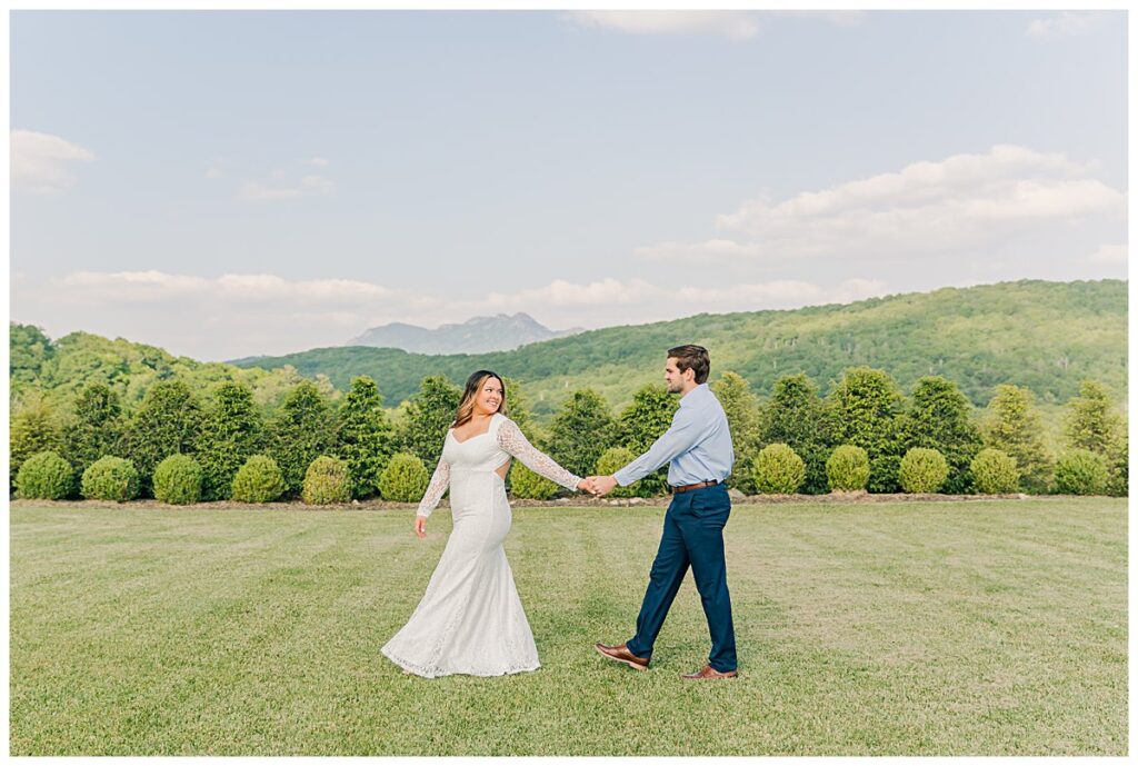 Blue Ridge Mountain Engagement Session; Raleigh, North Carolina wedding and portrait photographer; Glynnis Christensen