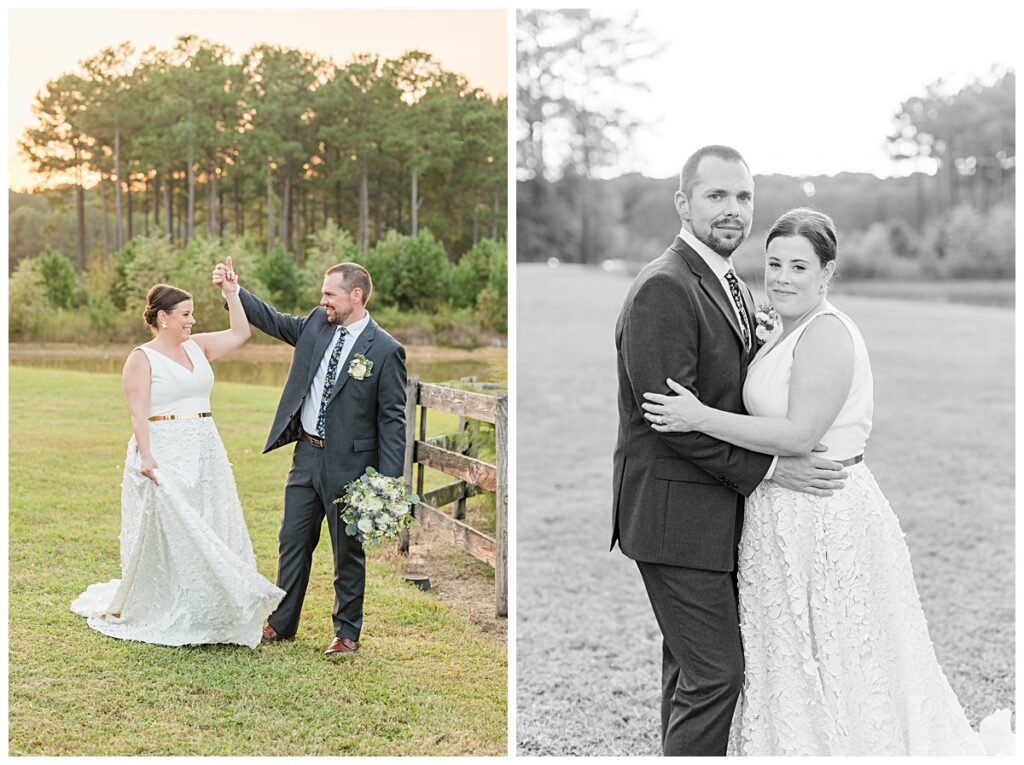 The Pavilion at Carriage Farm Wedding; Raleigh, North Carolina wedding photographer; Glynnis Christensen; Raleigh Early Fall Wedding