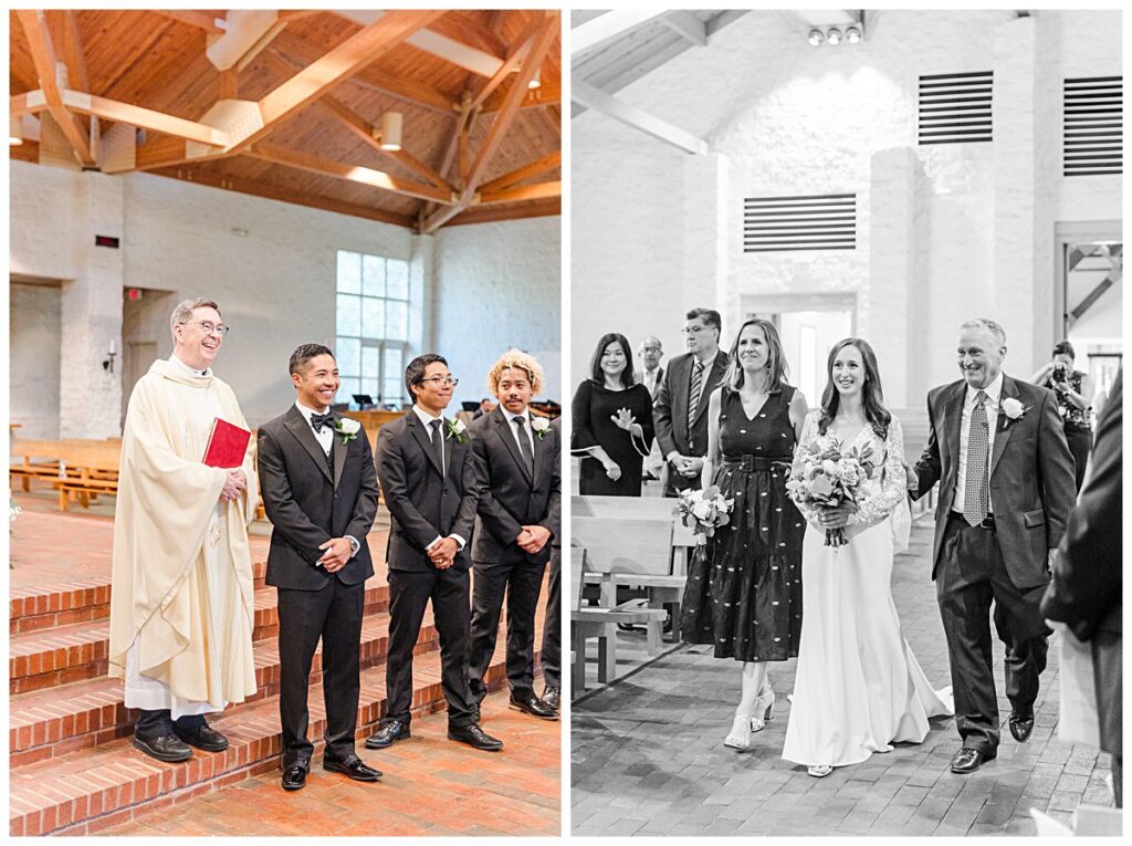 St. Francis of Assisi Church Wedding; Raleigh, North Carolina wedding photographer; Glynnis Christensen; Renaissance Raleigh North Hills Hotel