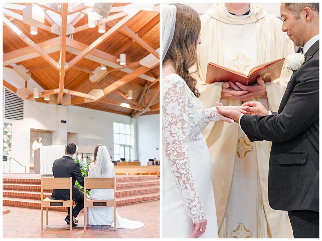 St. Francis of Assisi Church Wedding; Raleigh, North Carolina wedding photographer; Glynnis Christensen; Renaissance Raleigh North Hills Hotel