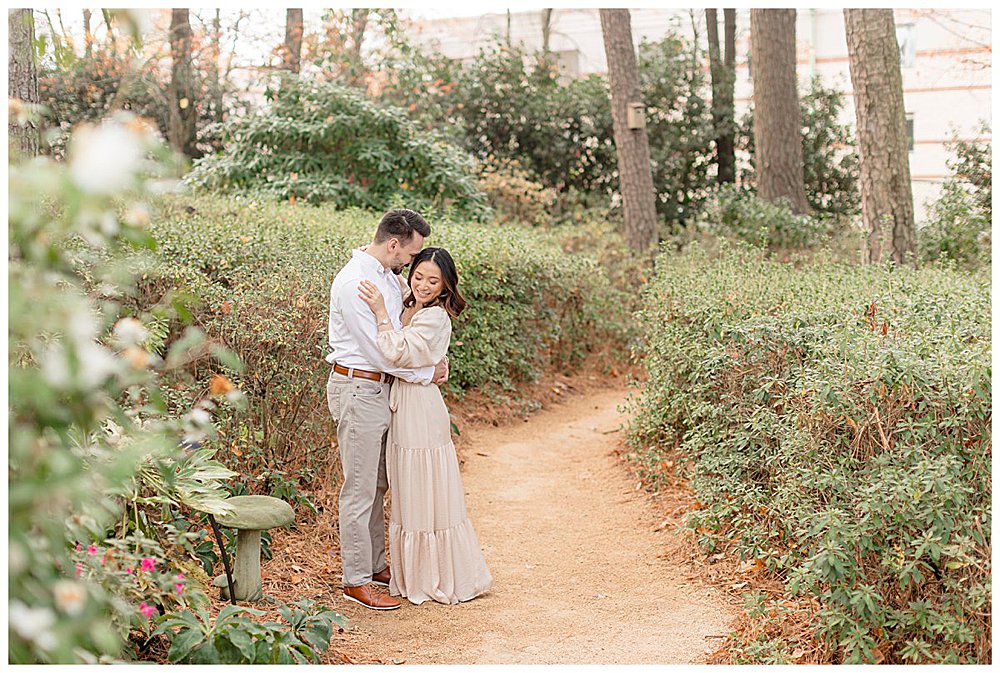 Azalea Gardens Engagement Session; Raleigh, North Carolina wedding photographer; Glynnis Christensen; Raleigh wedding photography