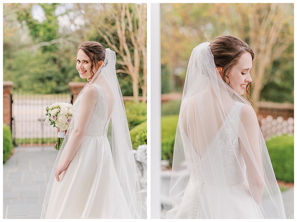 Spring Bridal Session at The Matthews House; Raleigh, North Carolina Wedding Photographer; Glynnis Christensen Photography; Raleigh Wedding Photography; Raleigh Bridal Session